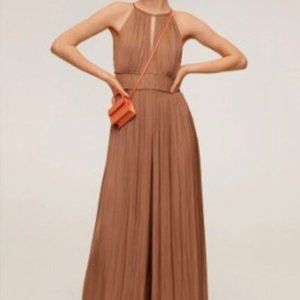 Copper-colored Mango Jumpsuit, NWT